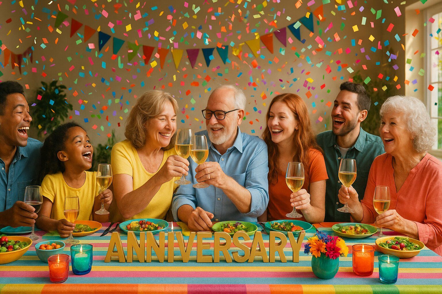 4 Anniversary Party Ideas That Celebrate Big Love with Big Color