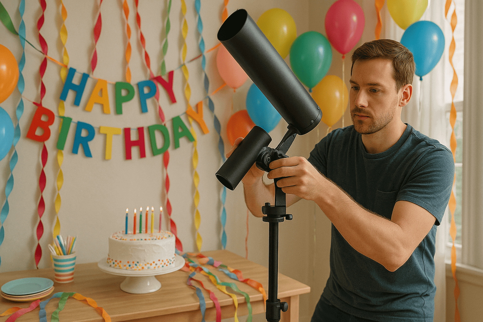 This Is How to Set Up a Confetti Machine for a Birthday Party (Step-by-Step)