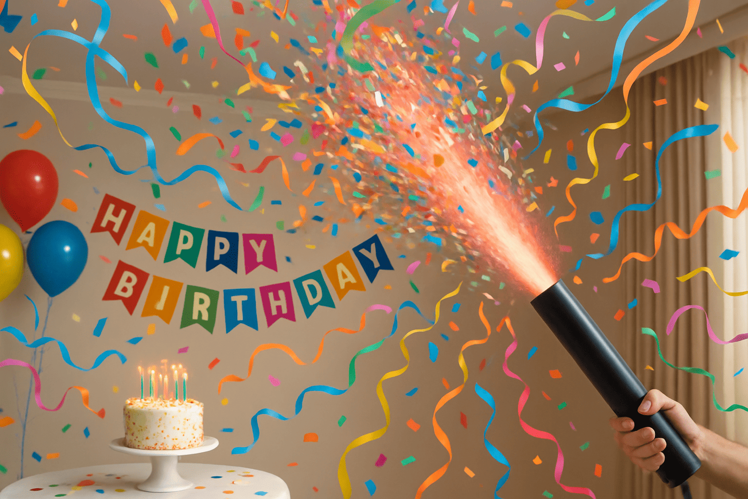 Party Poppers vs. Confetti Cannons: Which Is Better for Indoor Birthdays?