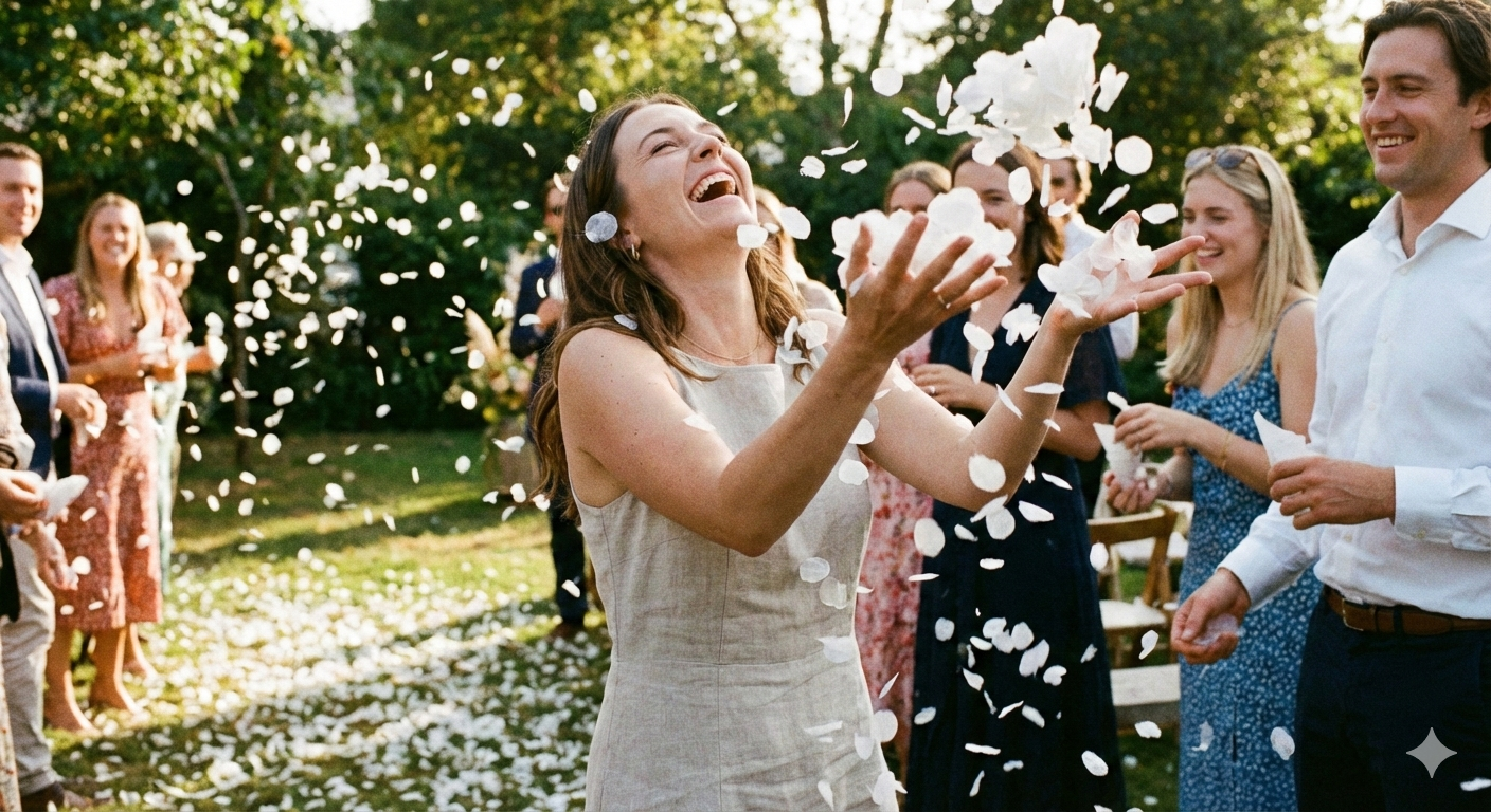 White Rice Paper Confetti: The Clean, Elevated Way to Make a Moment Pop